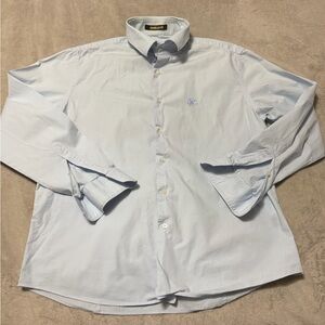 Roberto Cavalli Light Blue Casual Button Down Shirt